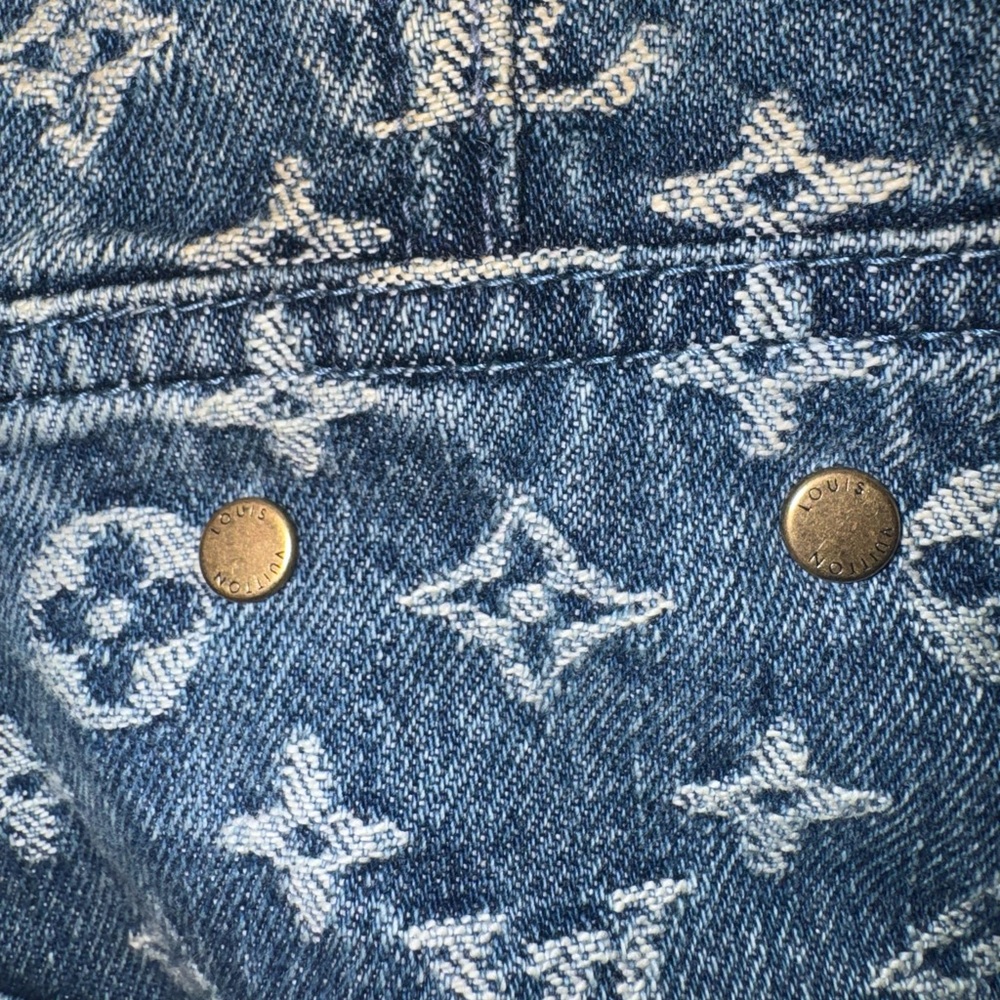 Louis Vuitton x Nigo Monogram Patchwork Denim Hoodie - Picture 3 of 6